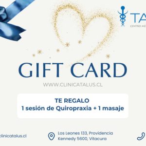 1 Sesión de Quiropraxia + 1 Masaje