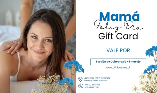 1 Sesión de Quiropraxia + 1 Masaje