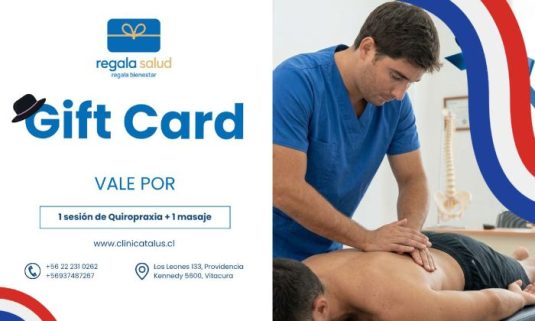 1 sesión de Quiropraxia + 1 Masaje